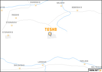 map of Tësha