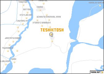 map of Teshiktosh