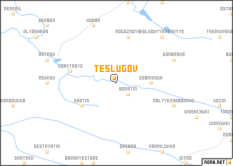 map of Teslugov