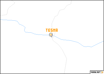 map of Tes\