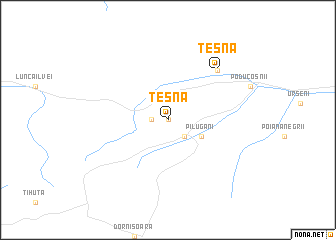 map of Teşna