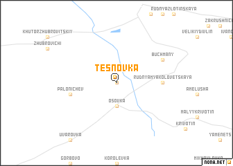 map of Tesnovka