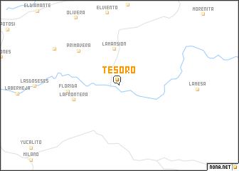 map of Tesoro