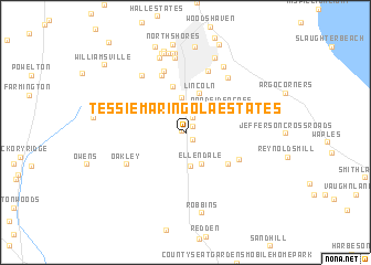 map of Tessie-Maringola Estates