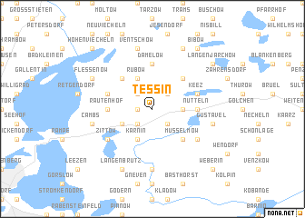 map of Tessin