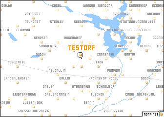 map of Testorf