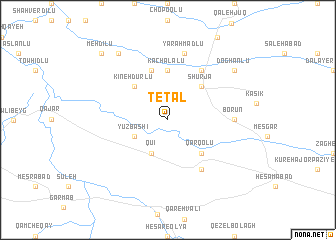 map of Tetāl