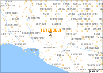 map of Tête Bœuf