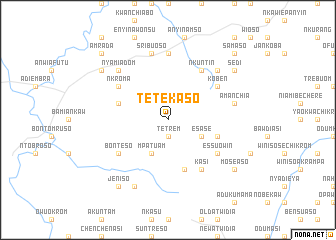 map of Tetekaso