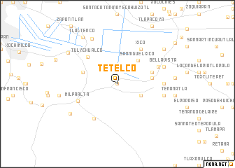 map of Tetelco