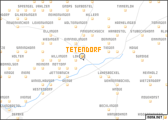 map of Tetendorf