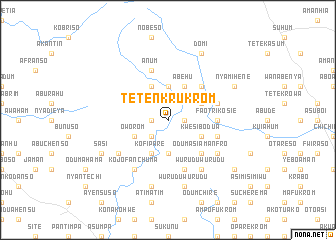 map of Tetenkrukrom