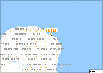 map of Tetén