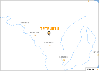 map of Tetewatu