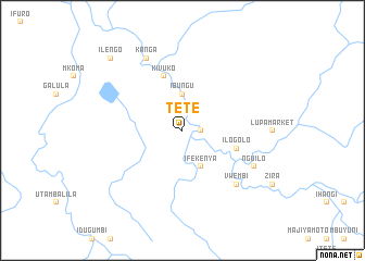 map of Tete