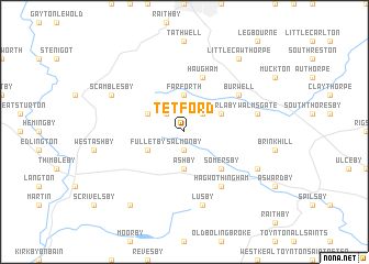 map of Tetford