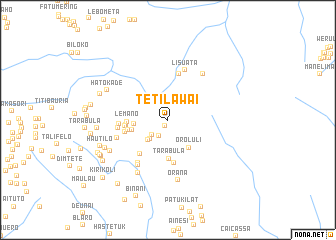 map of Tetilawai