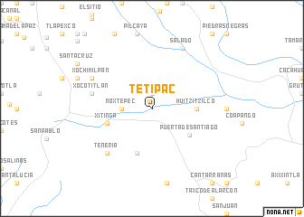 map of Tetipac