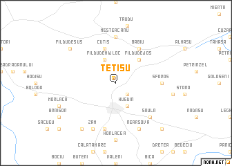 map of Tetişu