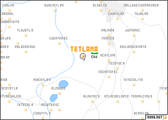 Tetlama Mexico Map Nona Net