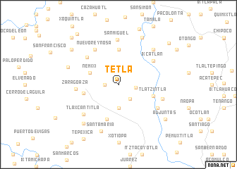 map of Tetla