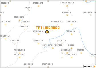 map of Tetlipanapa