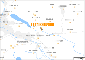 map of Tetrikhevges