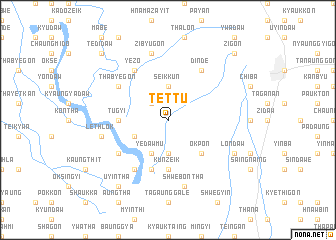 map of Tettu