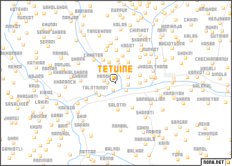 map of Tetuine