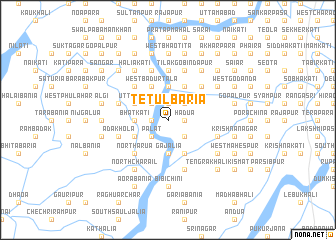 map of Tetulbāria