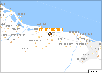 map of Teuenmanah