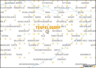 map of Teufelsdorf