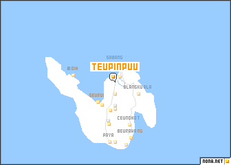 map of Teupinpuu