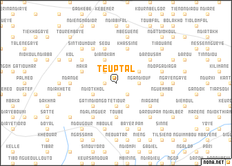 map of Teuptal