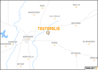 map of Teutopolis