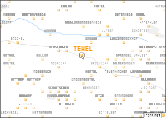 map of Tewel