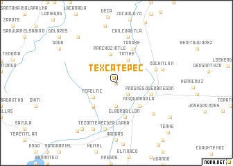 map of Texcatepec