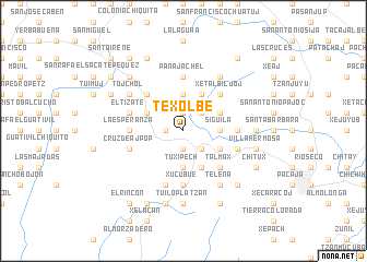 map of Texolbé