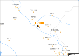 map of Teyak