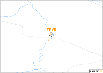 map of Teya