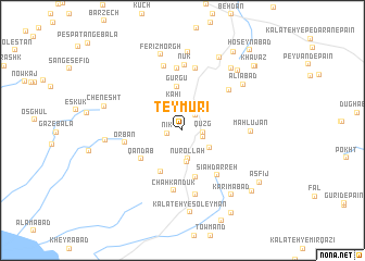 map of Teymūrī