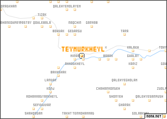 map of Teymūr Kheyl