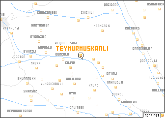 map of Teymurmüskǝnli