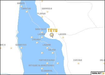 map of Teyu