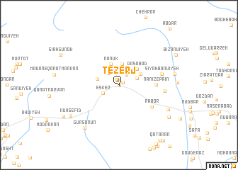 map of Tezerj