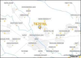 map of Teze-Yël