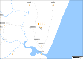 map of Tezo