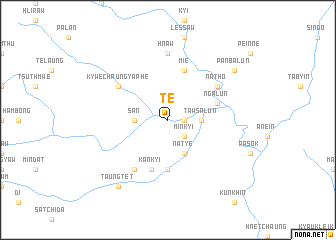 map of Te