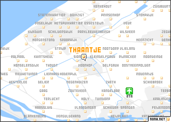 map of ʼt Haantje