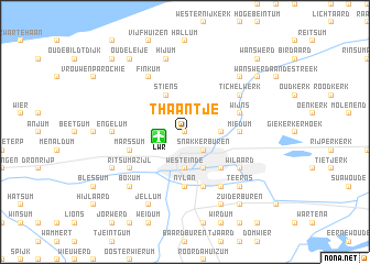 map of ʼt Haantje